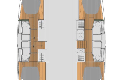 Noleggio Catamarano Fountaine Pajot Fountaine Pajot Elba 45 - 4 + 1 cab. Trogir
