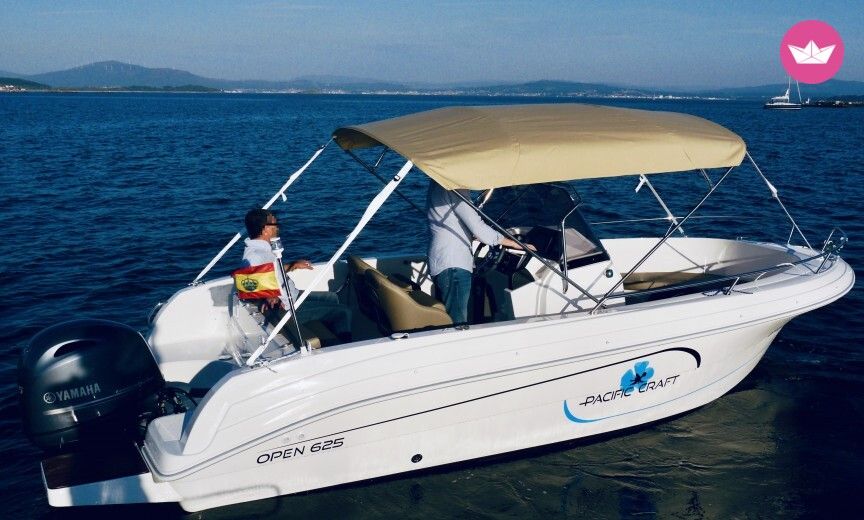 Bateau à moteur Orca III Preciosa Lancha en Santander Alquílala con Licencia de navegación 130cv 8