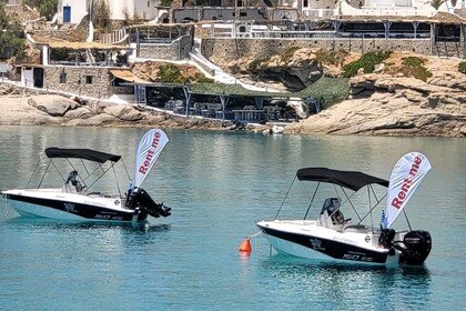 Hire Boat without licence  2022 Compass 150cc Mykonos