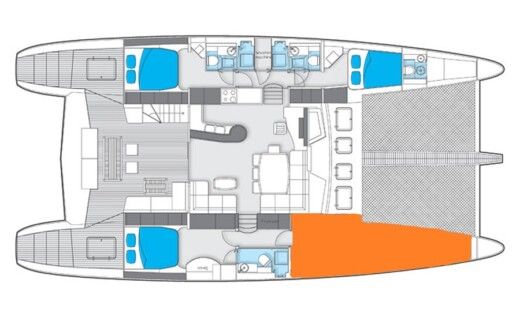Catamaran Sunreef 62 Boat design plan