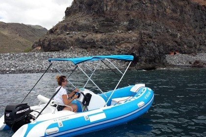 Rental Boat without license  Rib 390 Playa Santiago