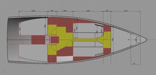 Sailboat Northman Maxus 35 Boat layout