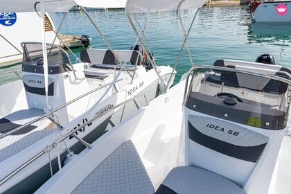 Barca a motore - Idea verde 58 open 2