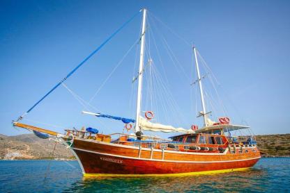 Charter Sailboat Gulet Greek Schooner Agios Nikolaos