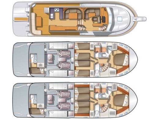 Motorboat Adagio Yachts Europa 51.5 Boat layout