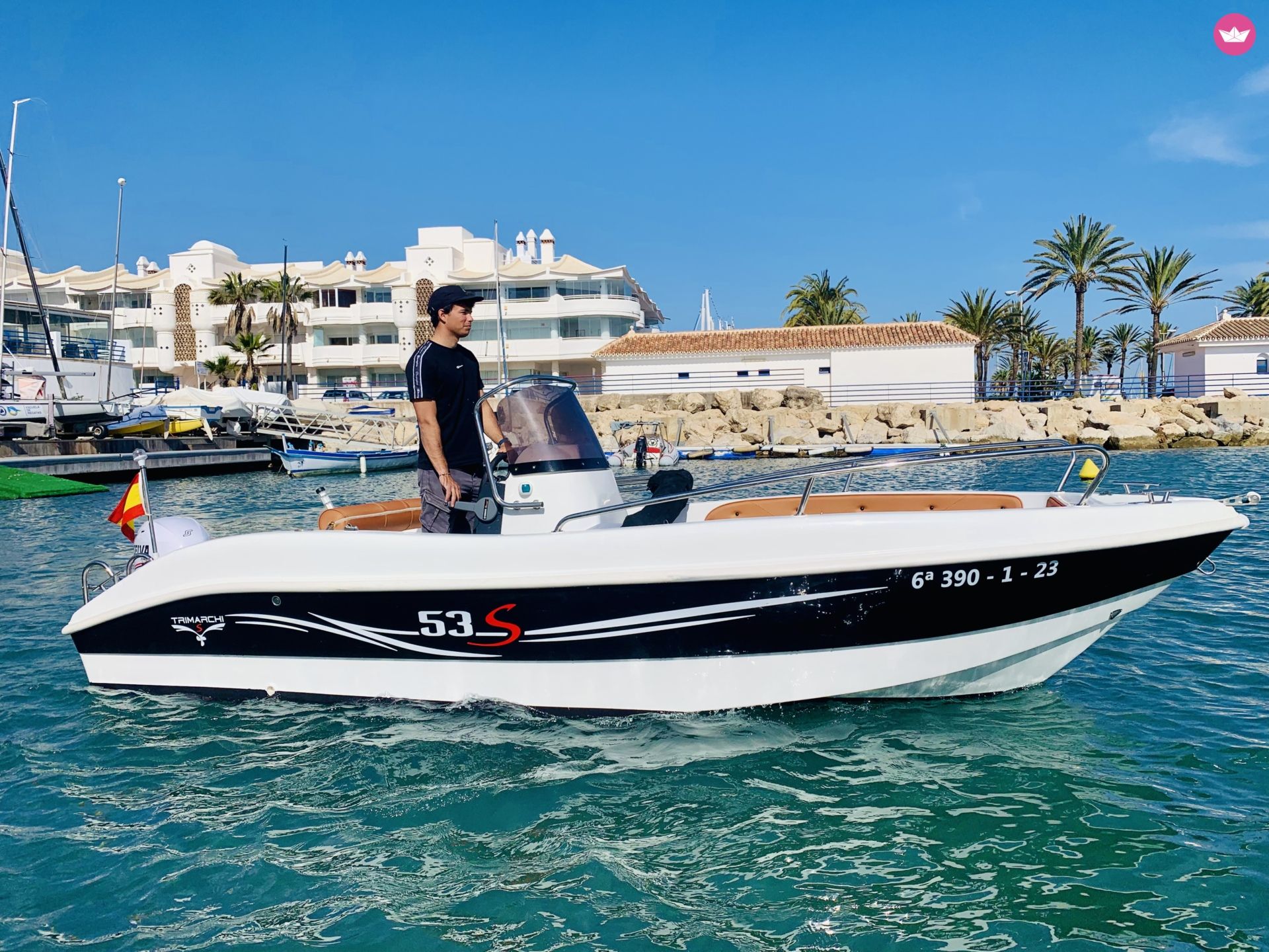 Bateau sans permis Tr 5 15cv 4