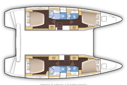 Charter Catamaran  Lagoon 42 (2024) Rogoznica