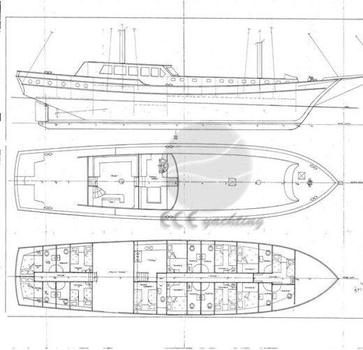 Gulet Gulet Gulet Boat design plan