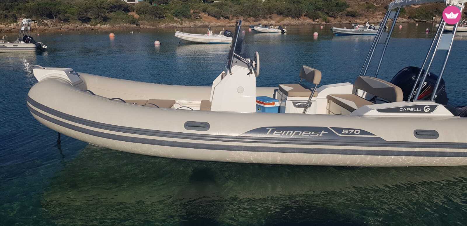 Bateau sans permis  Capelli Capelli Tempest 570 - CON TENDALINO 40cv 2