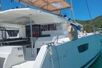 Location Catamaran FOUNTAINE PAJOT Saona 47 with watermaker & A/C - PLUS Praslin