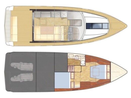 Motorboat Fjord Cruiser 40 Boat design plan