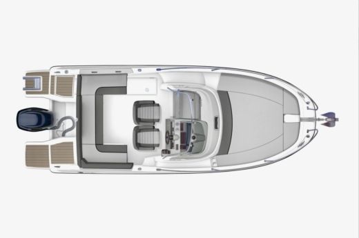 Motorboat JEANNEAU Cap Camarat 6.5 WA série 3 (neuf) Plan du bateau