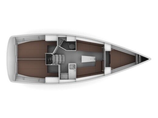 Sailboat BAVARIA CRUISER 34 Plan du bateau