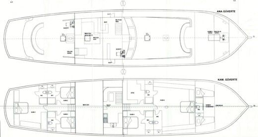Gulet Babylon Luxury Gulet Luxury Yacht Boat design plan