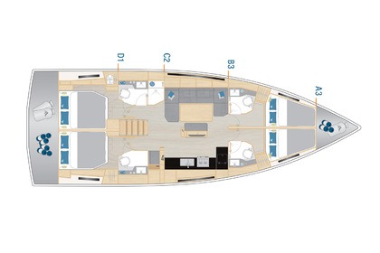 Hyra båt Segelbåt Hanse Yachts Hanse 460 - 4 cab. Trogir