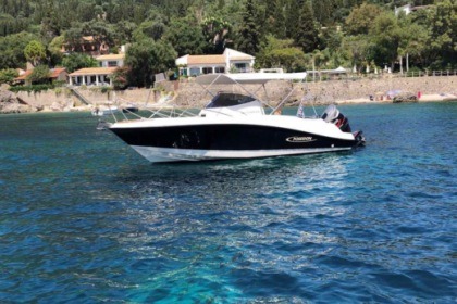 Rental Motorboat Posidon Blue water 6.40.  150hp Liapades