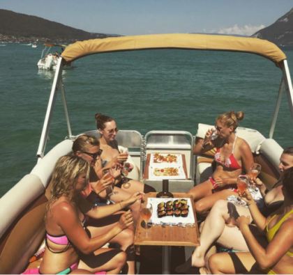 Location Bateau à moteur Sylvan Bateau Lounge Boat Mirage Lz Annecy