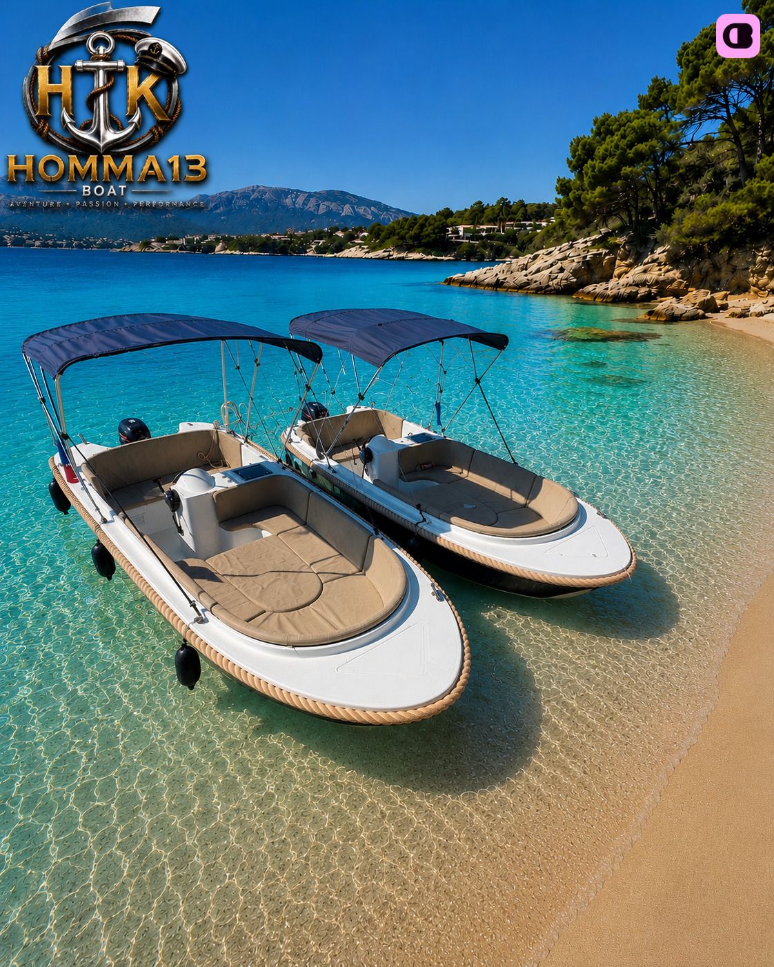 Bateau sans permis  YATCHI Valory cv 6cv