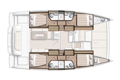 Charter Catamaran  Bali 4.2 Portisco