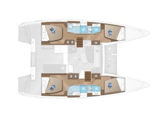 Catamaran Lagoon Lagoon 42 Boat design plan