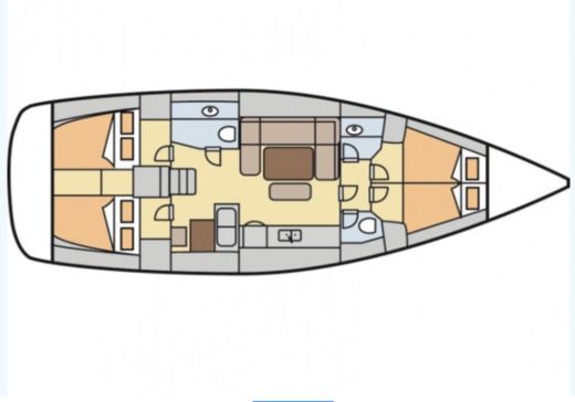 Sailboat Dufour Dufour 450 Gl boat plan