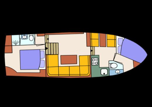 Houseboat Vera Elite Vision Line boat plan