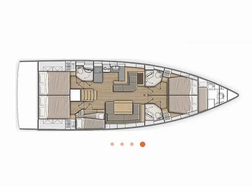 Sailboat  Oceanis 51.1 boat plan