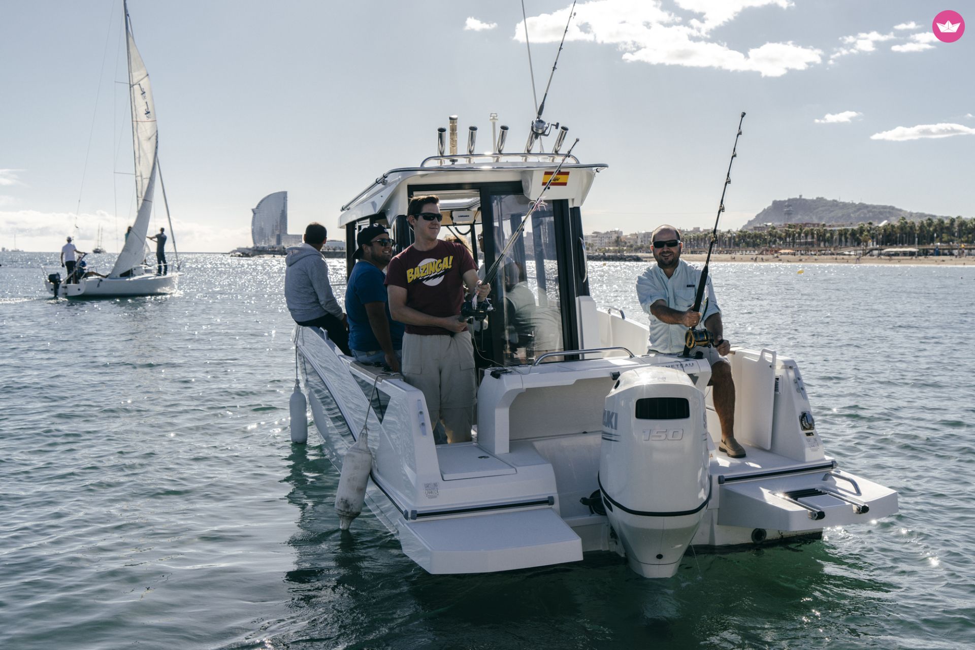 Charter Motorboat Beneteau Barracuda 7 Barcelona