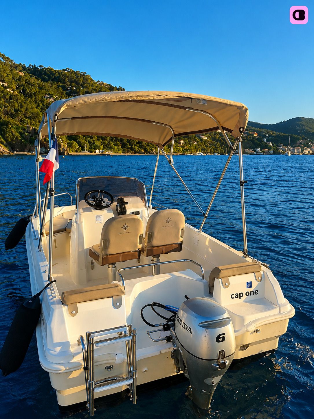 Bateau sans permis Jeanneau Cap Camarat 4.7 Cc 6cv 5