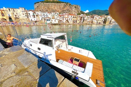 Miete Motorboot Rent boat Cefalu’ Cranchi Cefalù