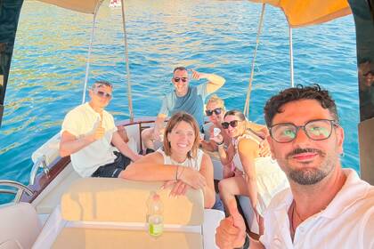 Miete Motorboot gozzo 8,50 mimi Positano