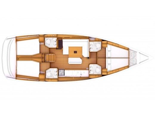 Sailboat  Sun Odyssey 479 Full refit 2024 ( new Bimini - Spr boat plan