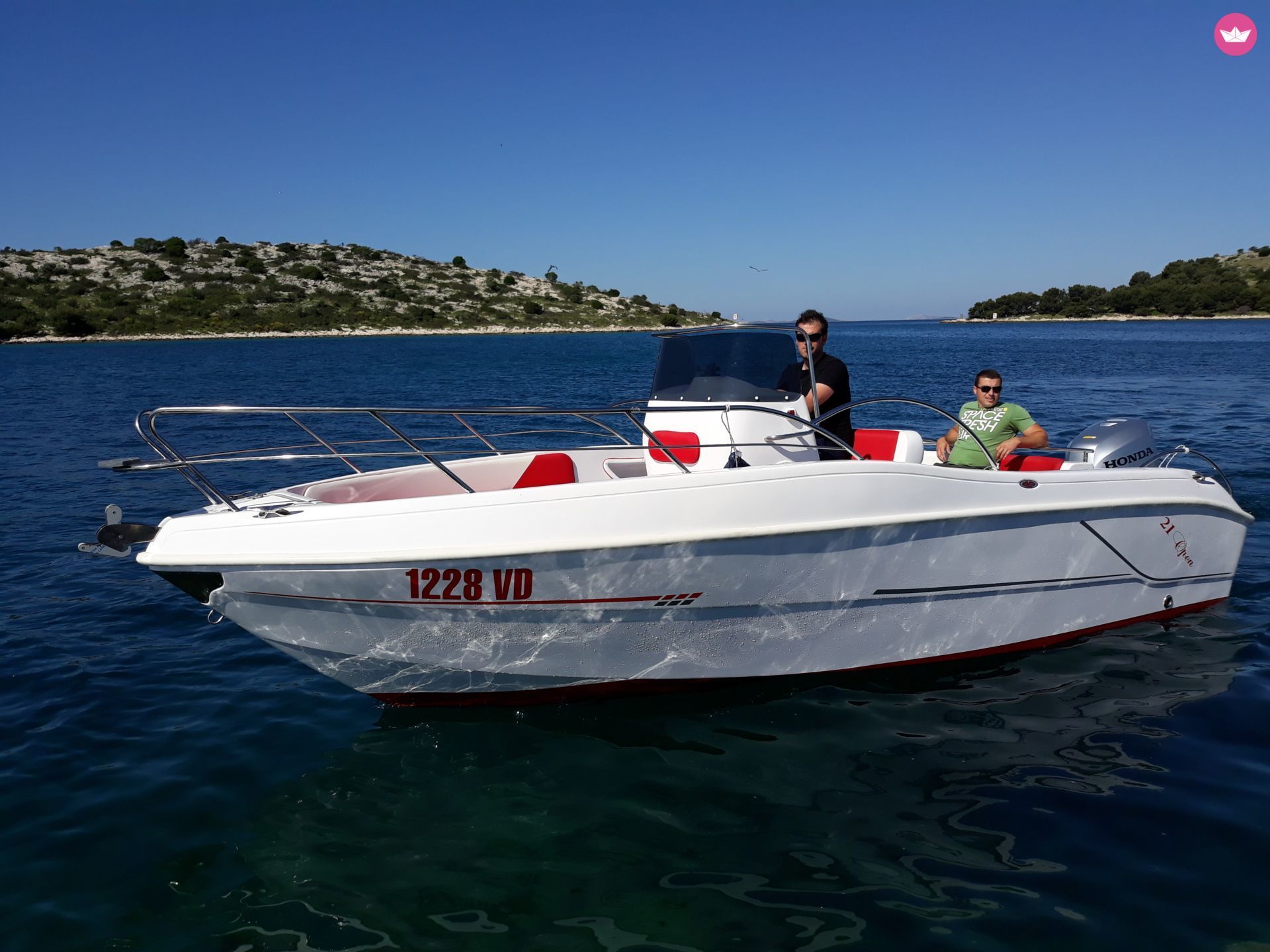 Blueline 21 Open in Vodice for hire