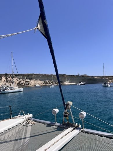 Sliema Catamaran Lagoon 410 alt tag text