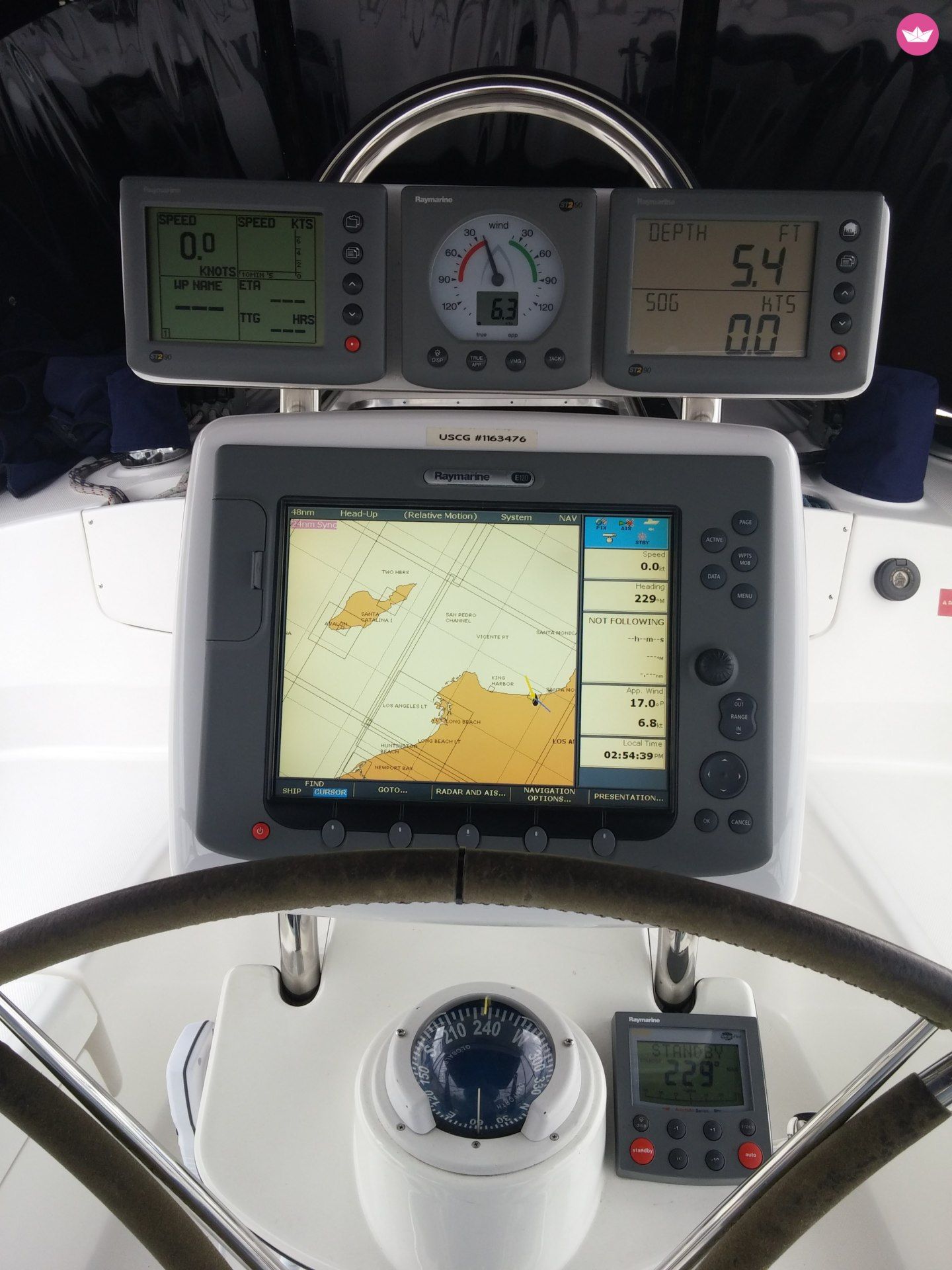 Charter sailboat in Marina del Rey  