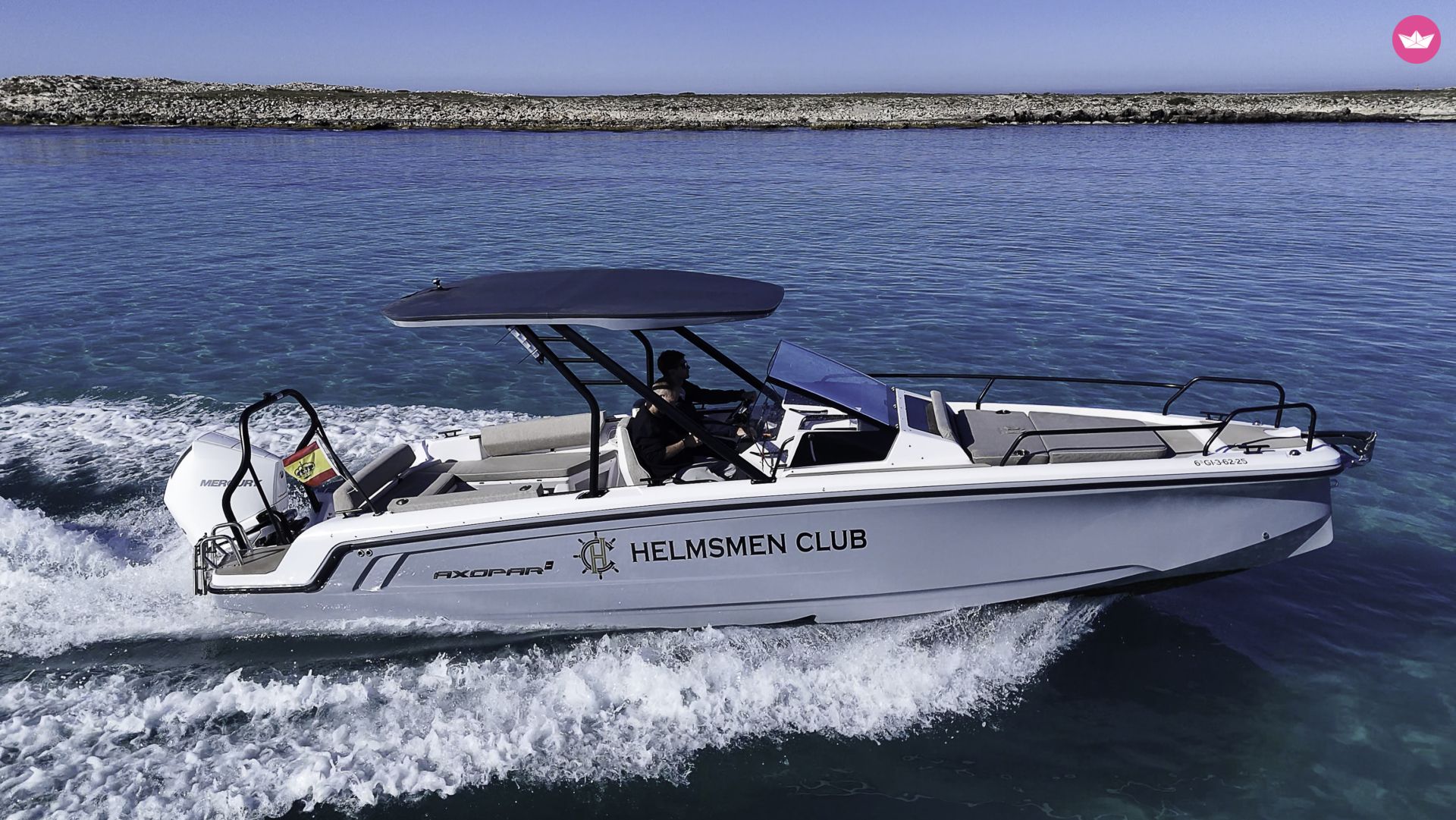 Bateau à moteur Axopar 25 mediterranean, brabus line 250cv 2