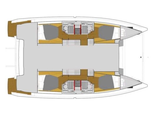 Catamaran Fountaine Pajot Astréa 42 boat plan