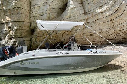 Barca a motore - Idea verde 58 open 2