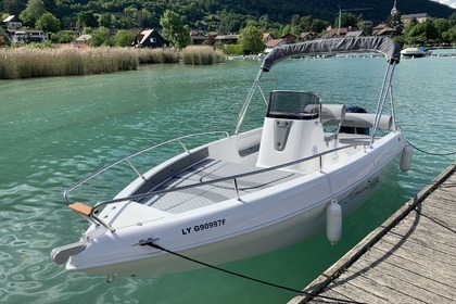 Verhuur Motorboot Aquabat Sport Line 19 Annecy