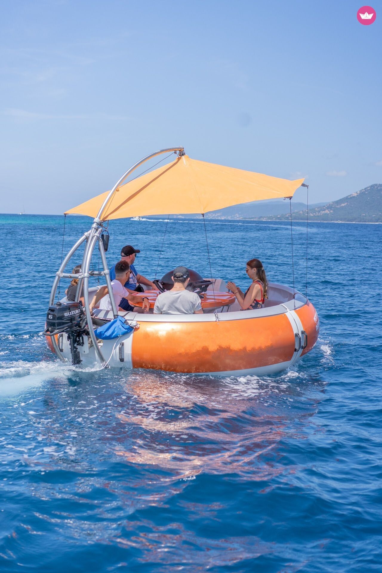 Bateau sans permis Artthink GmbH BBQ-Donut MAXI 6cv