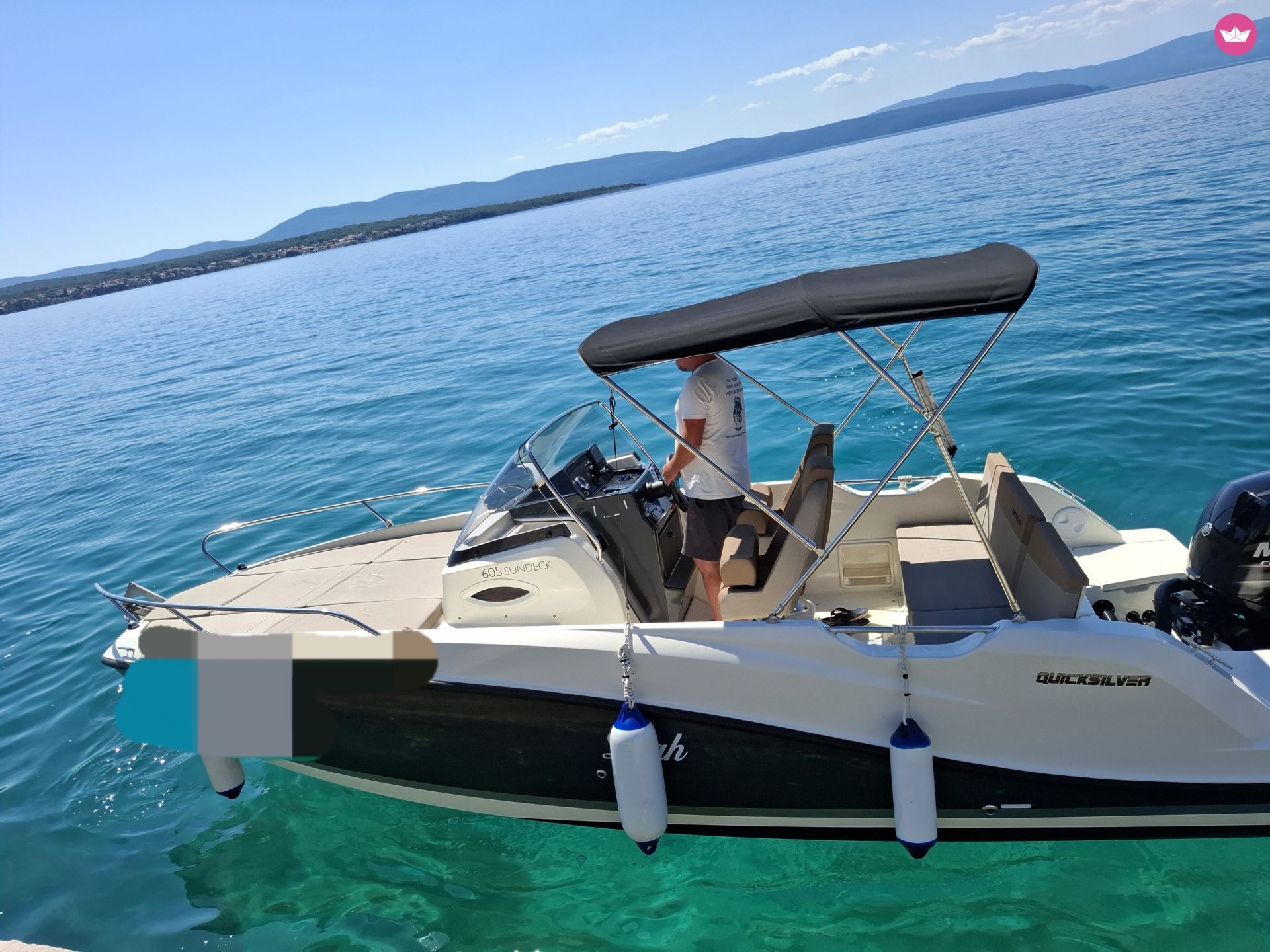 Bateau à moteur Quicksilver ACTIVE 605 SUNDECK 150cv 2