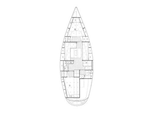 Sailboat  Halberg Rassy 34 boat plan