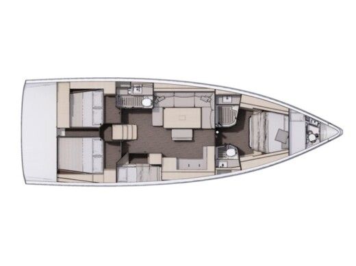 Sailboat  Dufour 470 Boat design plan