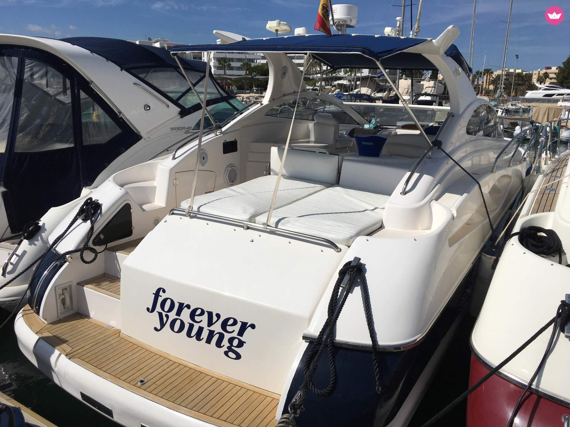 Charter Motorboat Astondoa 40 Open Ibiza