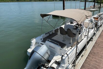 Rental Motorboat B2 Marine Cap Ferret 672 SUN DECK Lahonce