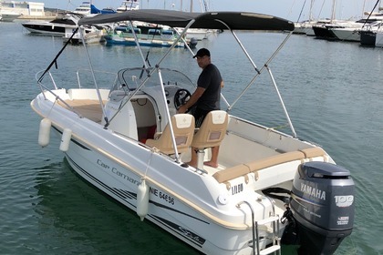 Rental Motorboat JEANNEAU cap camarat 5.5 Style Golfe Juan
