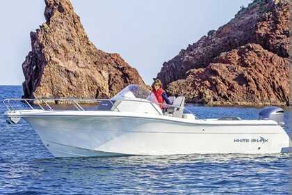 Charter Motorboat white shark 245 cc Propriano
