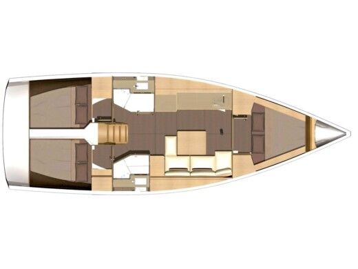 Sailboat DUFOUR 382 GL Boat design plan