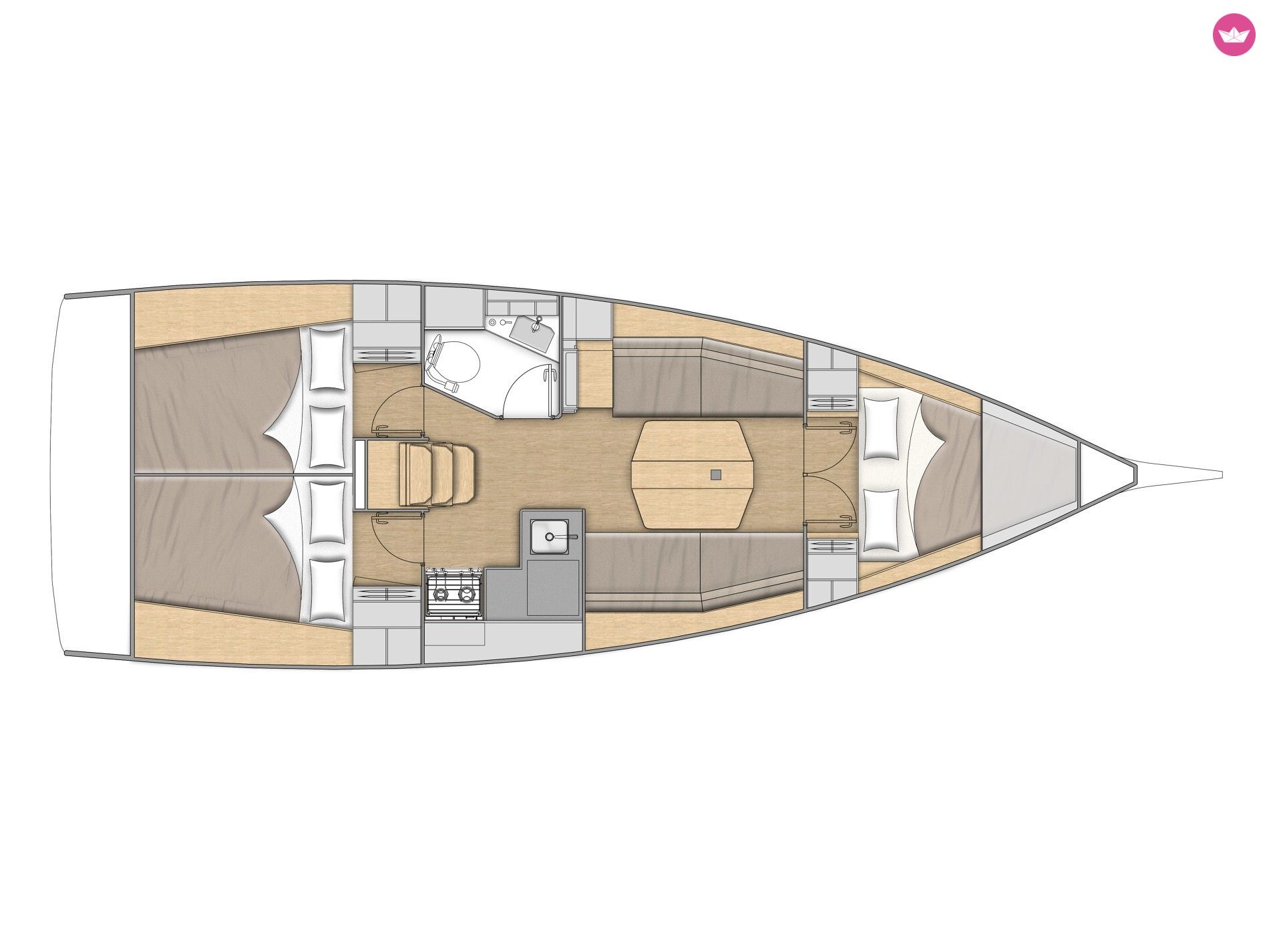 Voilier Oceanis 34.1 10.34m 2
