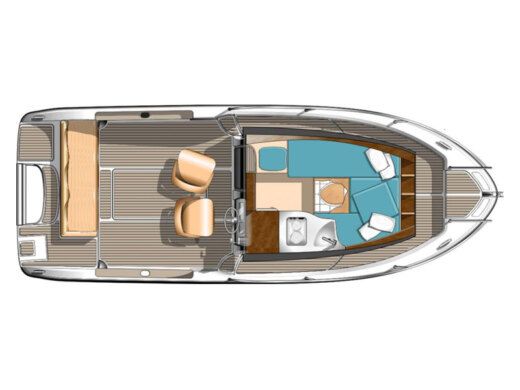 Motorboat ELAN 650 Boat layout